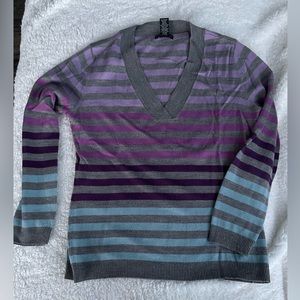 Large Striped New York & Company sweater